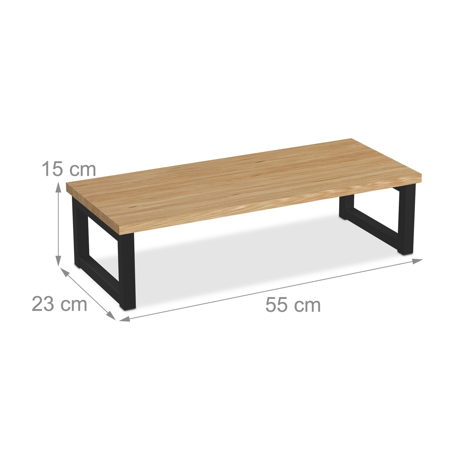 Support d'écran avec rangement – ​​Design industriel