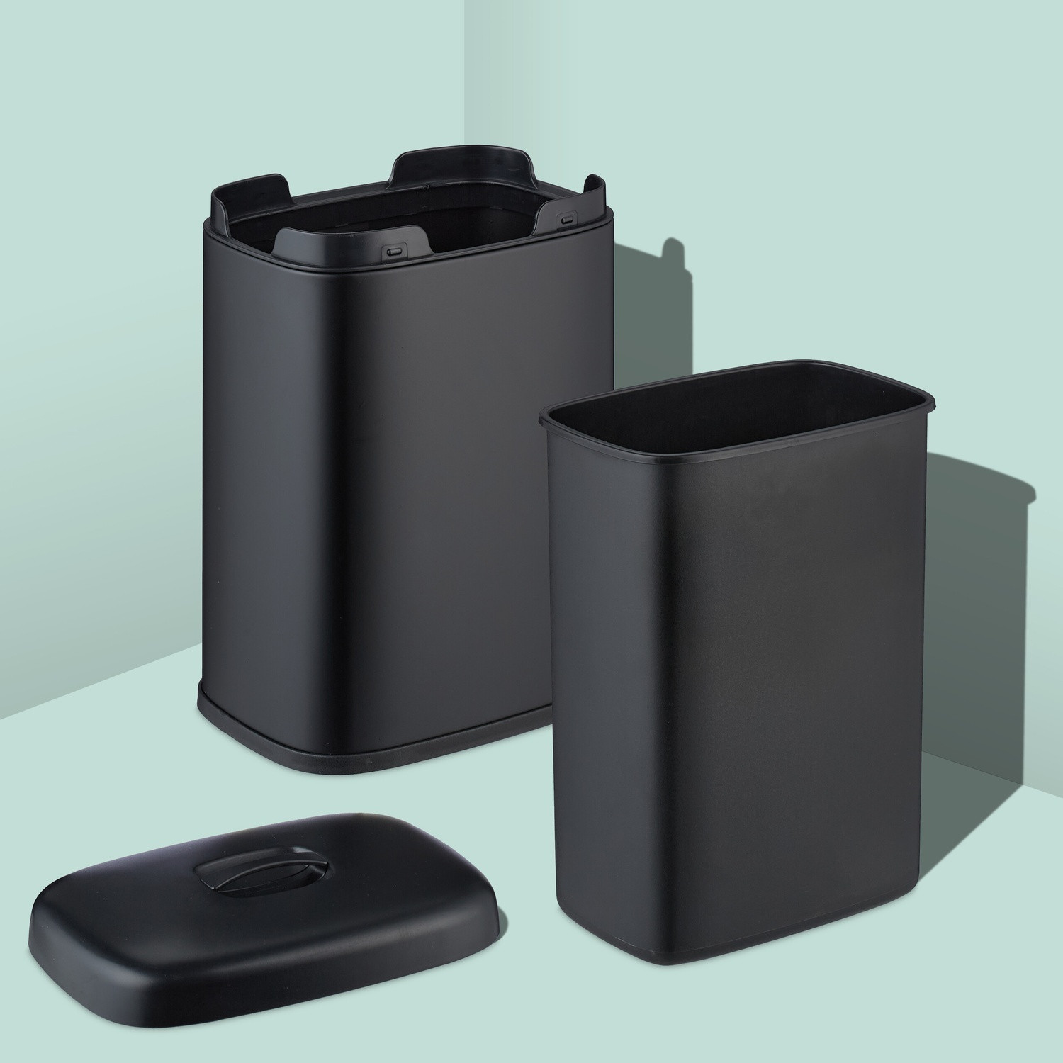 Wall-Mounted Waste Bin, 5L, Removable Lid