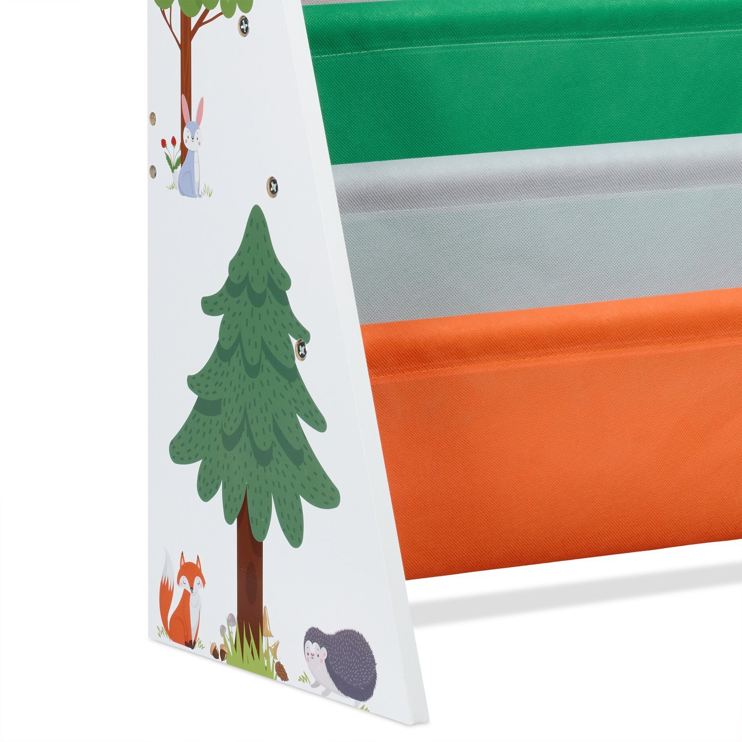 Kinderbücherregal mit Waldtier-Design