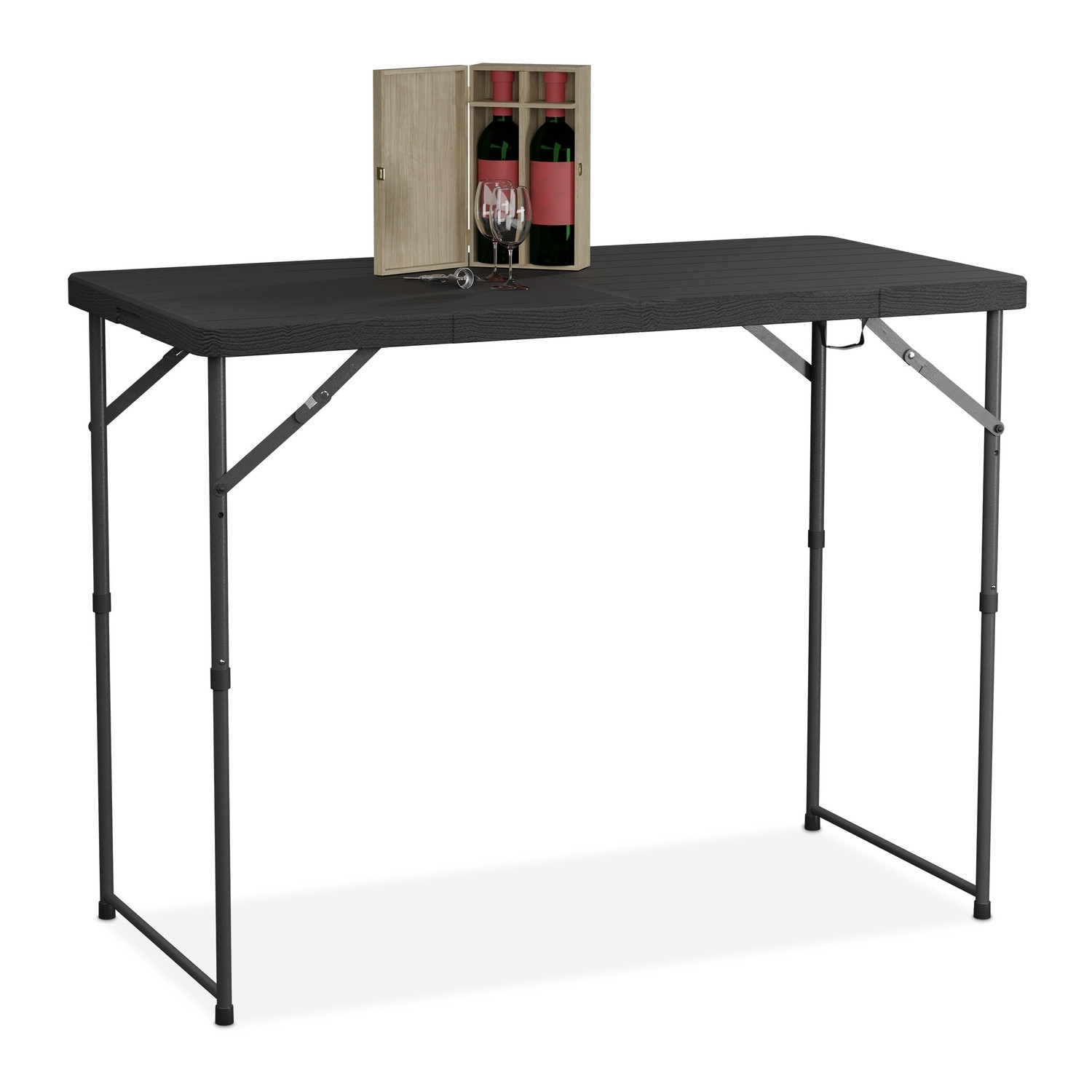 Adjustable Folding Garden Table for Outdoor Use