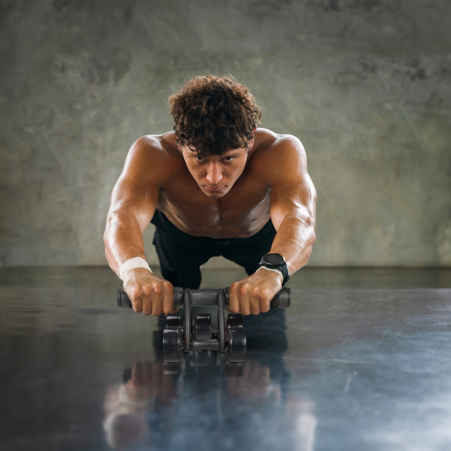 Ab Roller with Knee Mat – 5 Wheels for Core Training