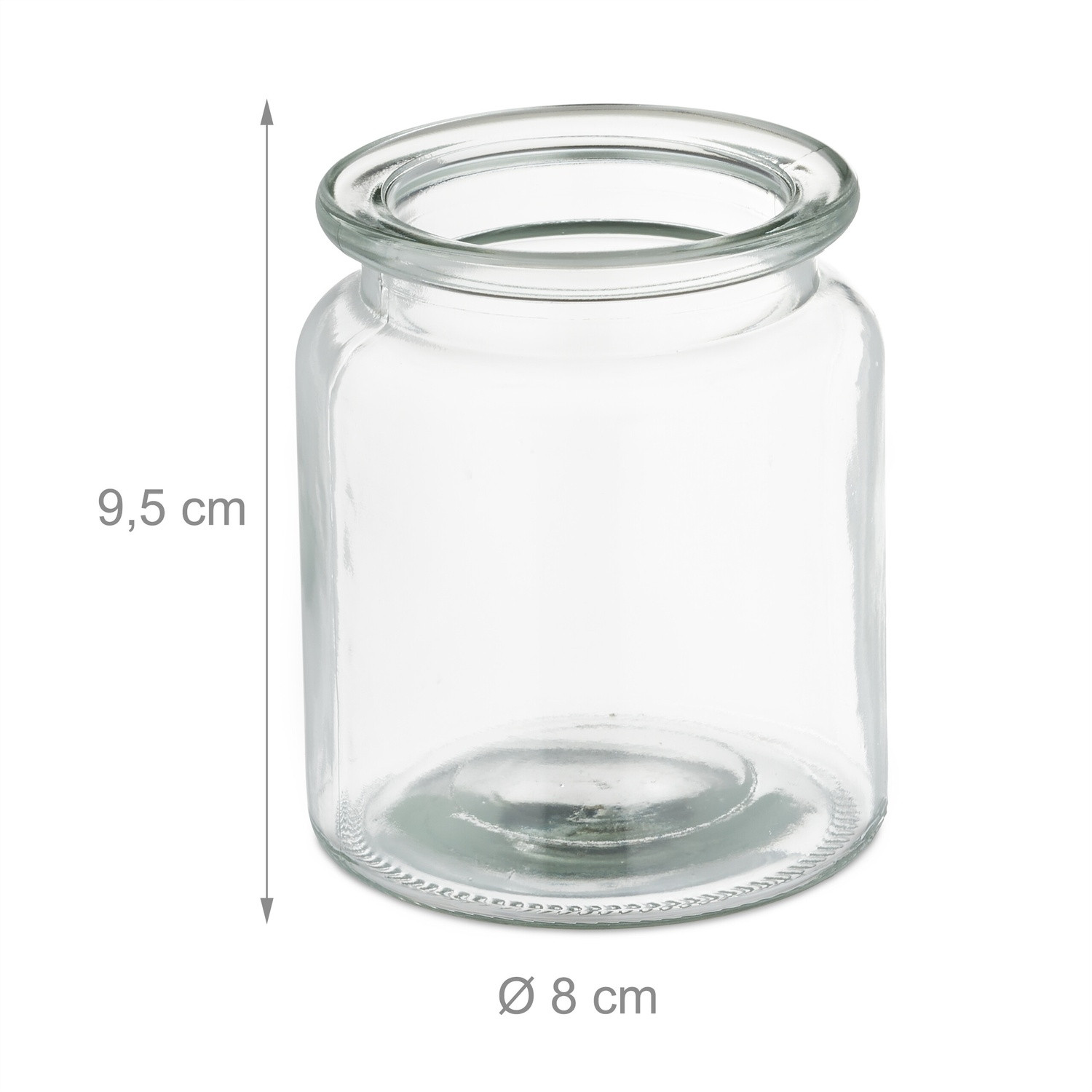 Einfache Teelichthalter, 12er-Set