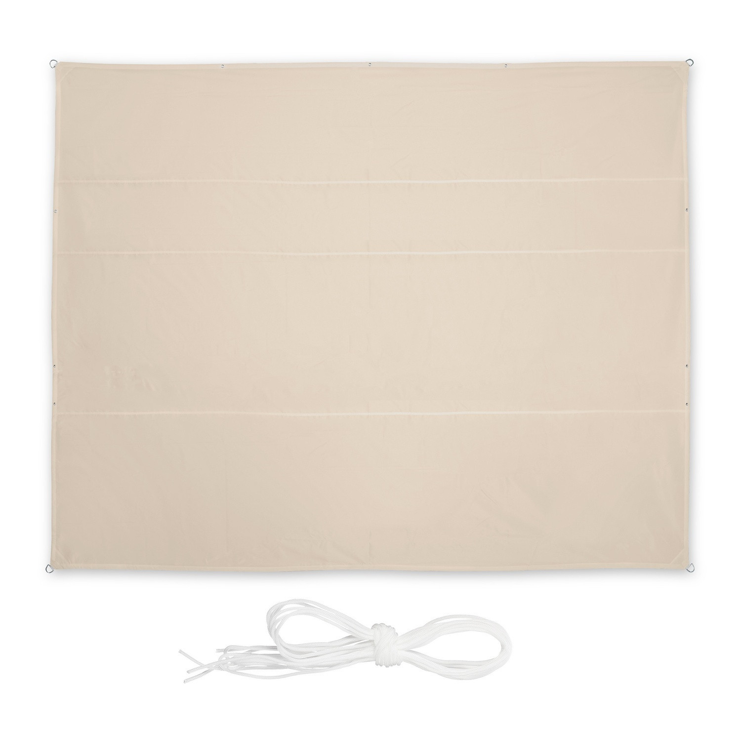 Rectangular Beige Shade Sail for Patio – UV Protection