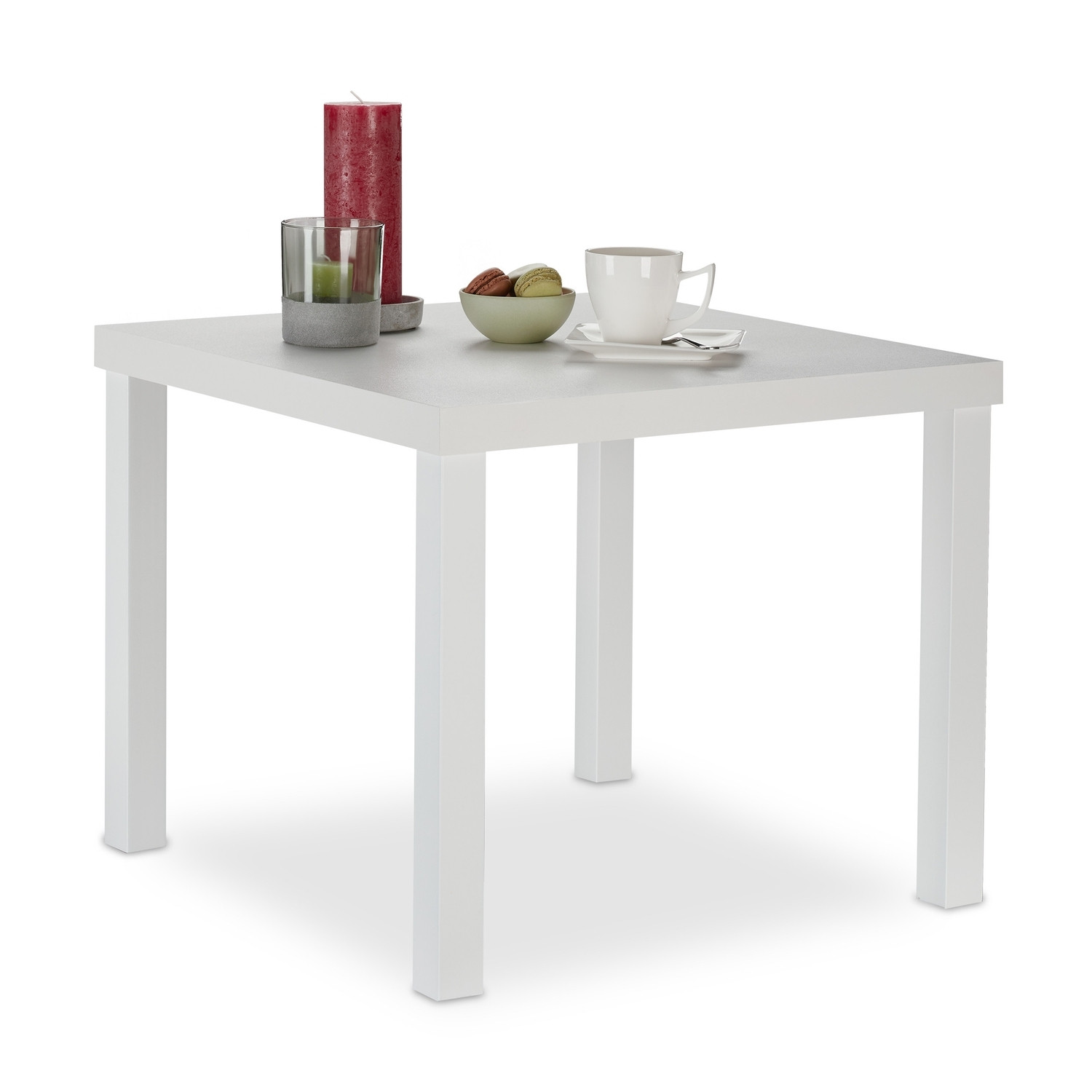 Table d'appoint blanche – Salon, design moderne