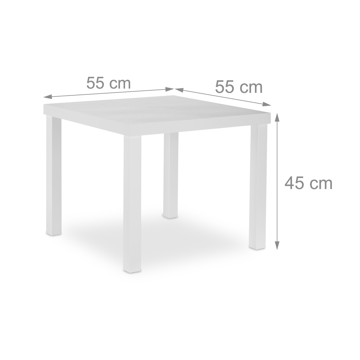 Table d'appoint blanche – Salon, design moderne