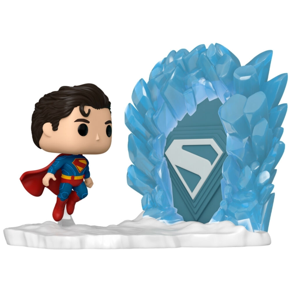Figura do Superman com base de exibição da Fortaleza da Solidão