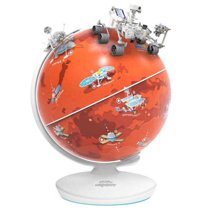 Interactive Planet Mars Globe for Education and Exploration