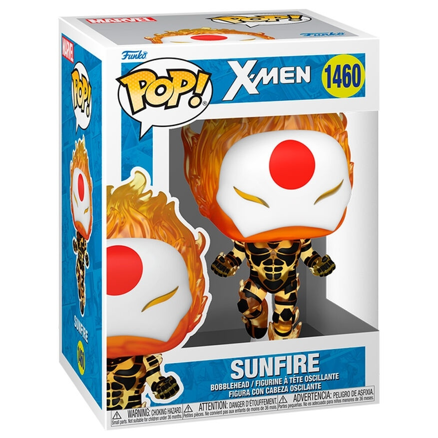 Figura de ação colecionável do Sunfire dos X-Men da Marvel, 15 cm (...