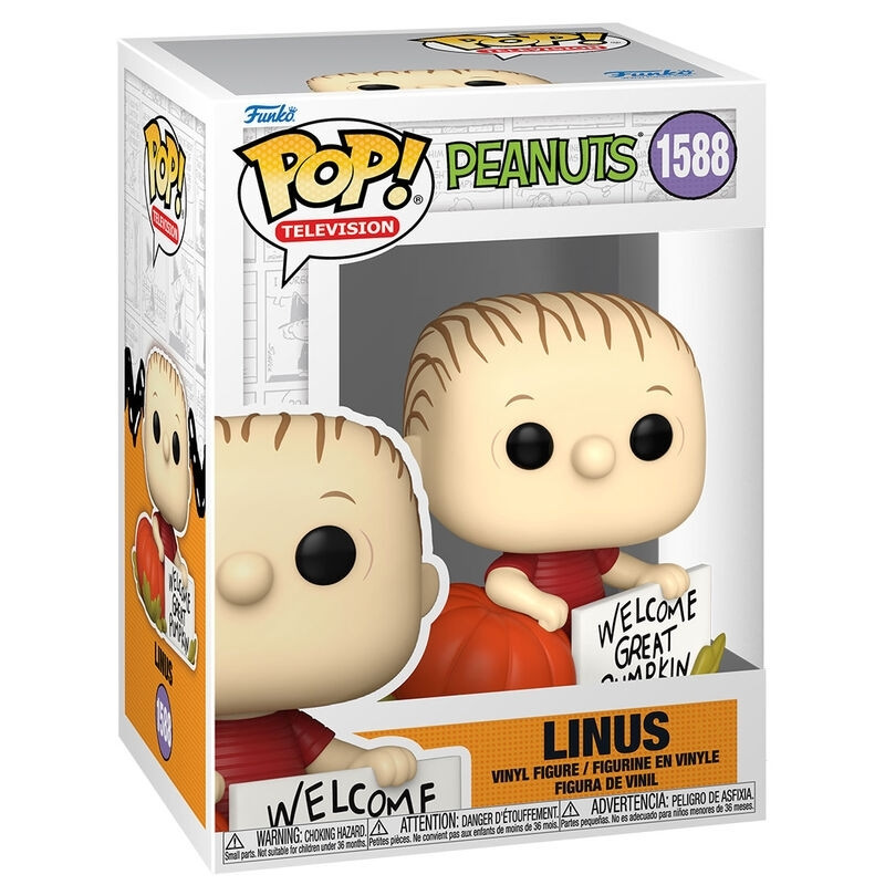 Peanuts Linus-figuur, verzamelobject, 15 cm groot