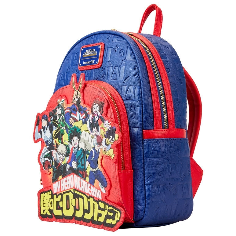 My Hero Academia Group Debossed Logo Backpack, 26cm
