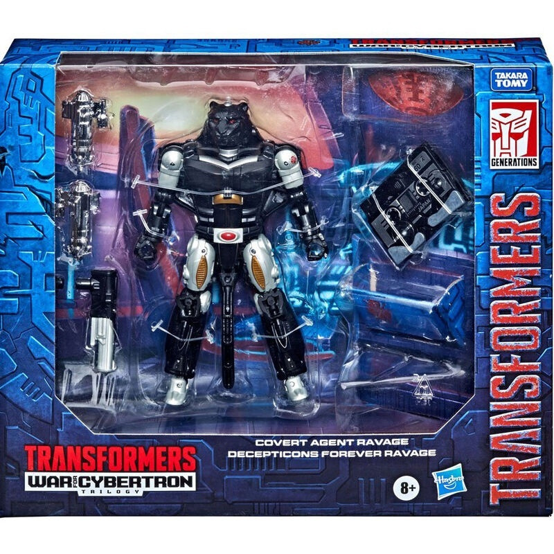 Transformers Covert Agent Ravage & Decepticon Figures Set 15cm