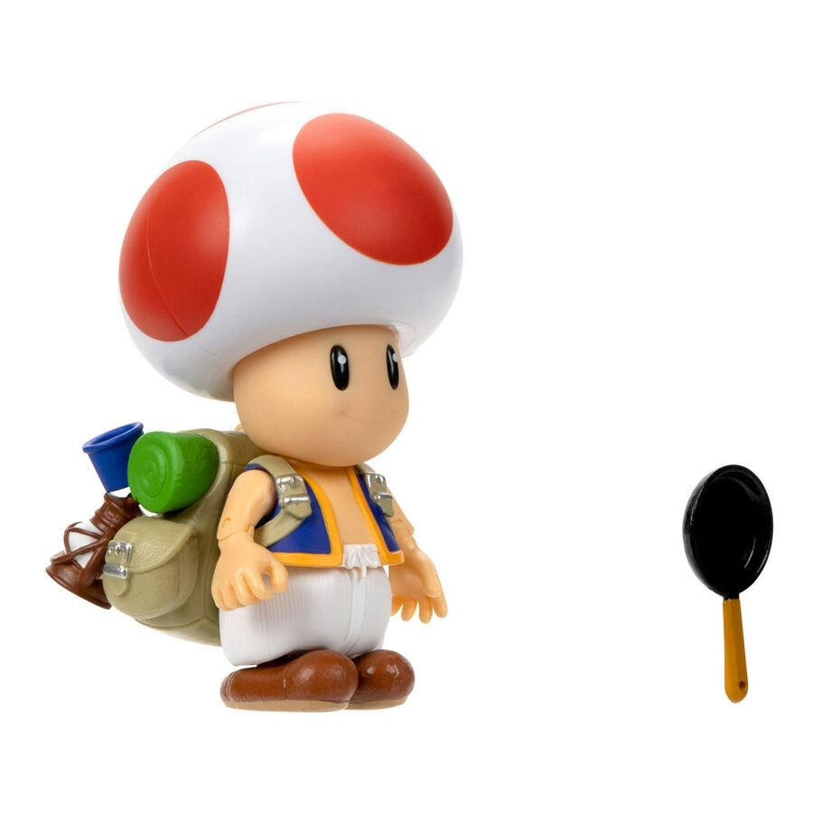 Super Mario Bros Toad-figuur, 13 cm verzamelobject