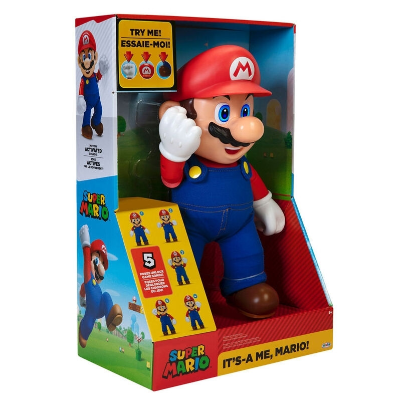 Figurine interactive Super Mario, 36 cm, version anglaise