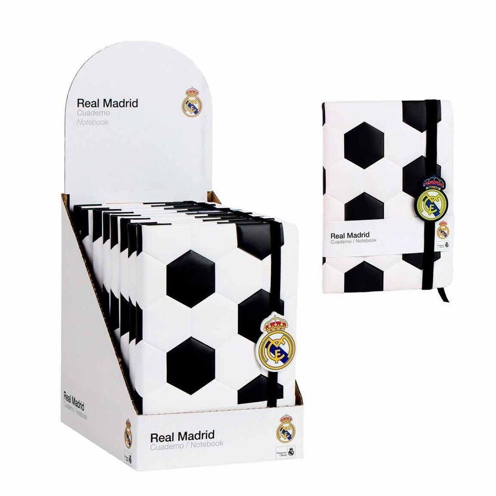 Real Madrid Notebook - A5 Size, Lined Pages, Perfect for Notes