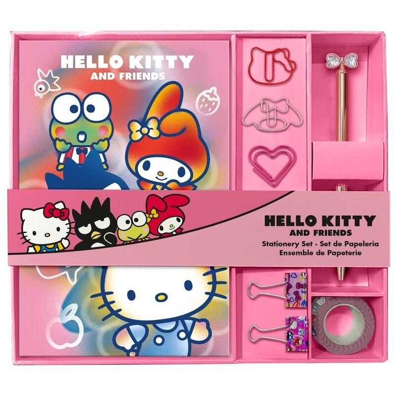 Hello Kitty Notebook and Accessories Stationery Set