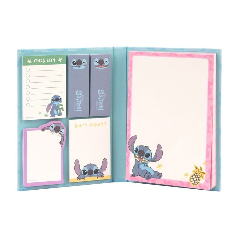 Stitch Sticky Notes Notebook, 100 Sheets, Cute Design
