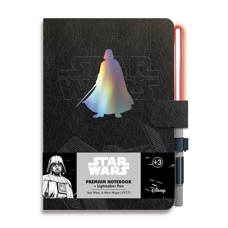 Darth Vader A5 Notebook with Lightsaber Pen Set