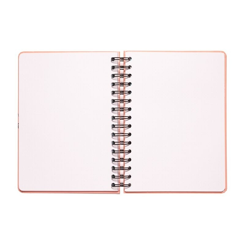 Quaderno A5 con pagine a righe e copertina resistente