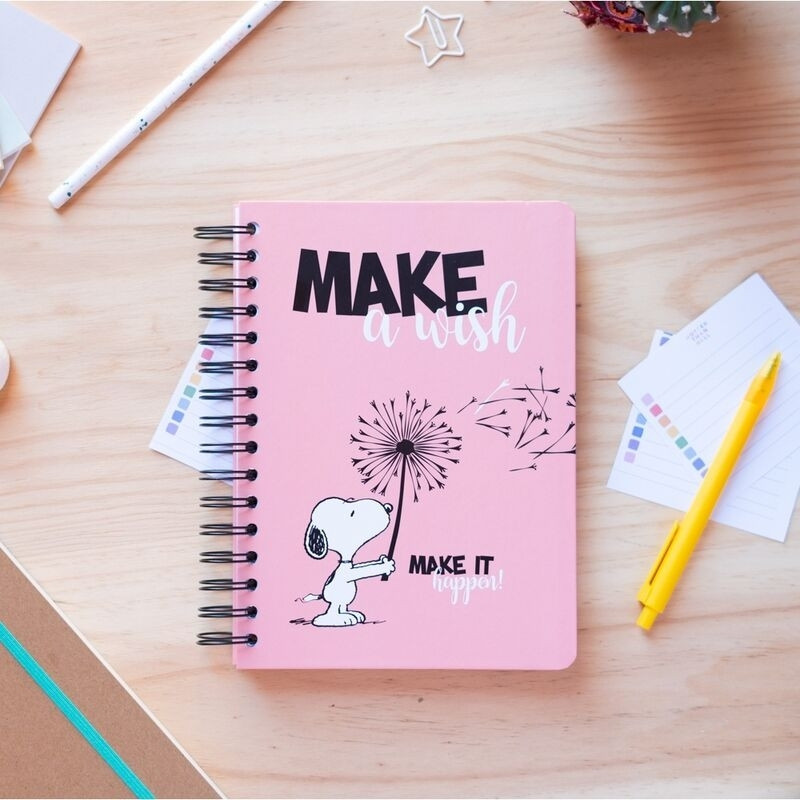 A5 Notebook with Lined Pages and Durable Cover