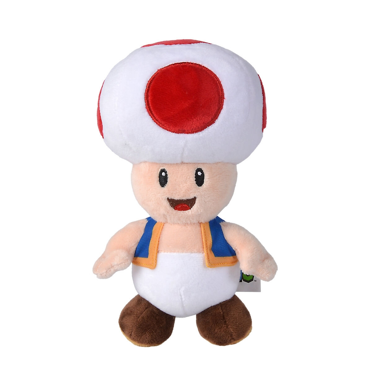 Peluche de Super Mario Toad, 20 cm, material suave