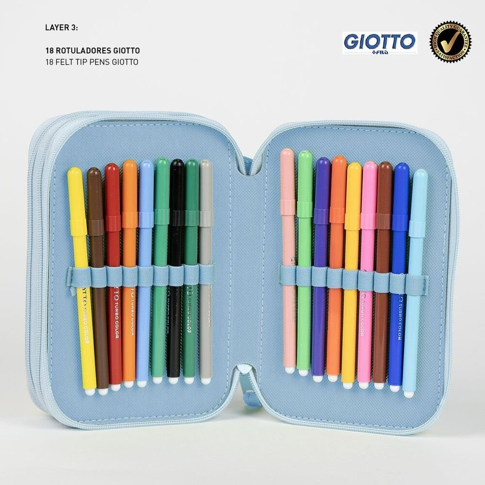 Astuccio triplo Bluey per bambini, resistente e spazioso