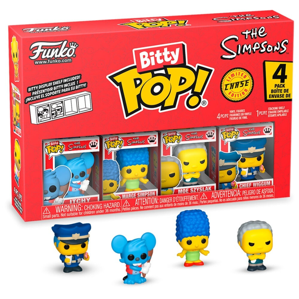 Boneco colecionável Itchy Bitty POP! dos Simpsons, 10 cm (4 polegadas)