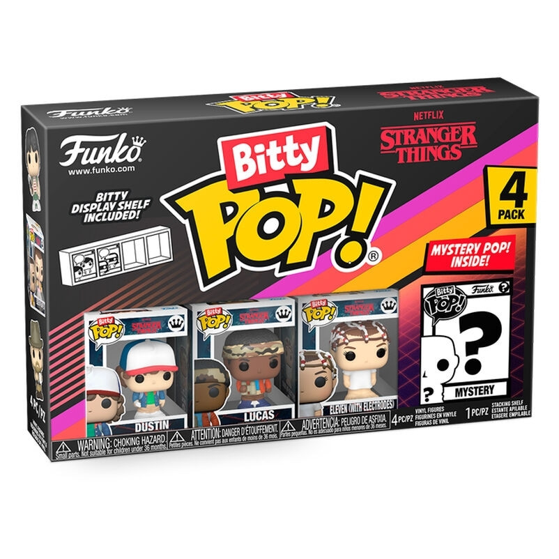 Blister 4-Pack Bitty POP Stranger Things Figures - Dustin