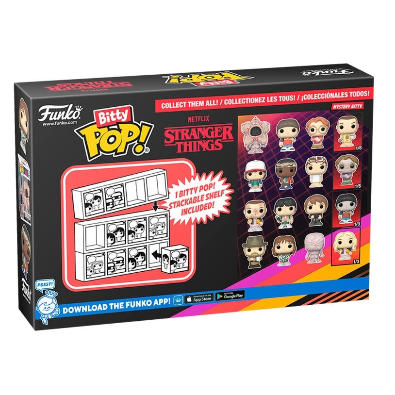 Blister 4-Pack Bitty POP Stranger Things Figures - Hopper