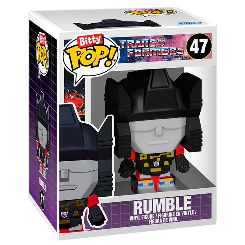 Transformers Bitty Bots Figure Soundwave with Rumble, 2-Pack