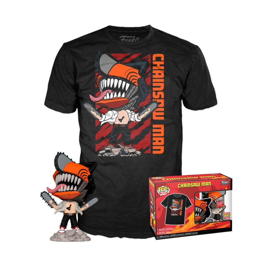 Chainsaw Man Springfigur mit Pop & Tee-Design