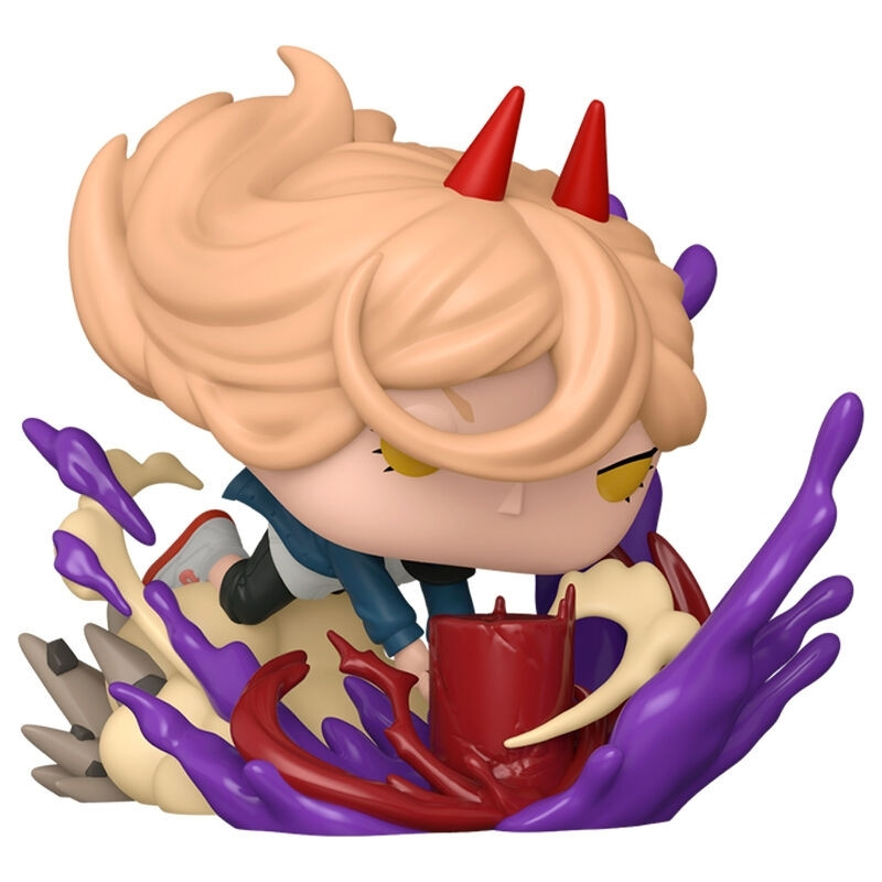 Figura de luxo do Chainsaw Man com martelo ensanguentado, 18 cm (7 ...