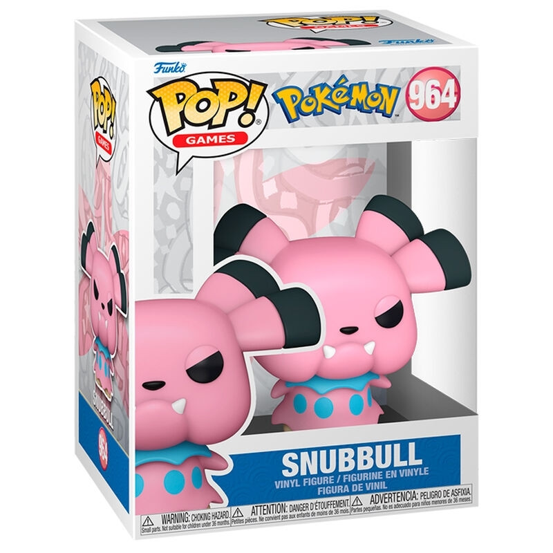 Figura colecionável do Pokémon Snubbull, tamanho de 10 cm (4 polega...