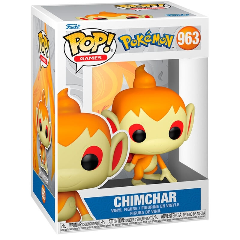 Figura colecionável do Pokémon Chimchar, tamanho de 10 cm (4 polega...