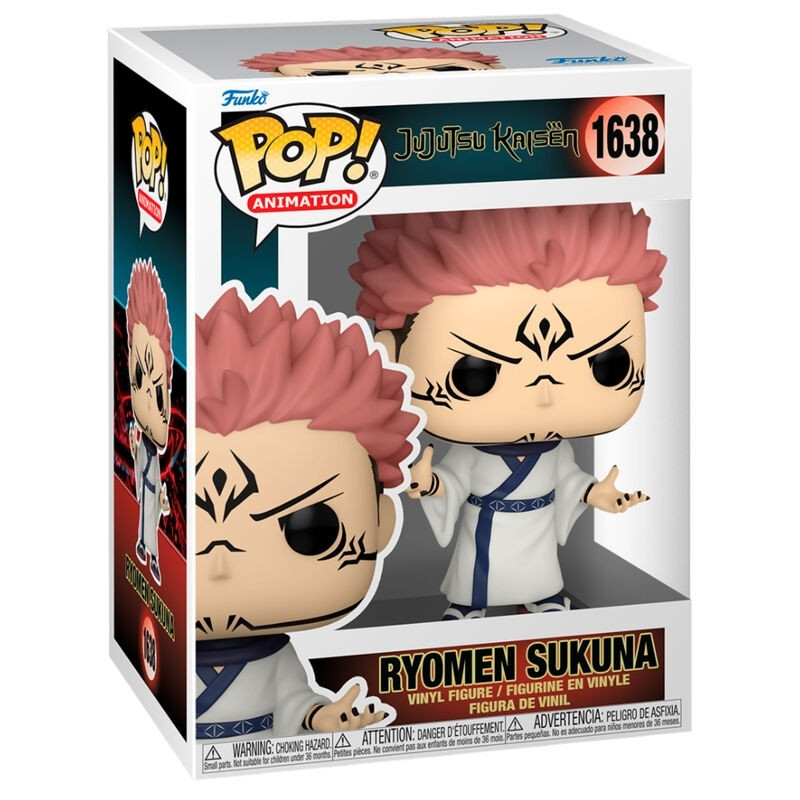 Figura POP Jujutsu Kaisen Ryomen Sukuna, colecionável de 4 polegadas