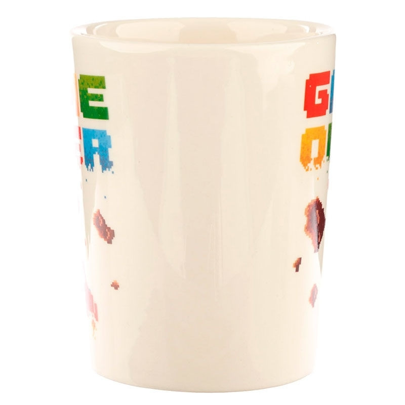 Game Over Controller Mug - Videogame Shaped Handle, 12 oz
