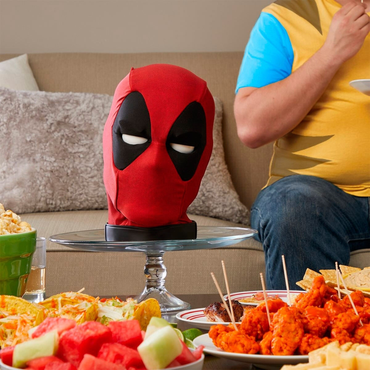 Interactive Electronic Deadpool Head Toy for Marvel Legends