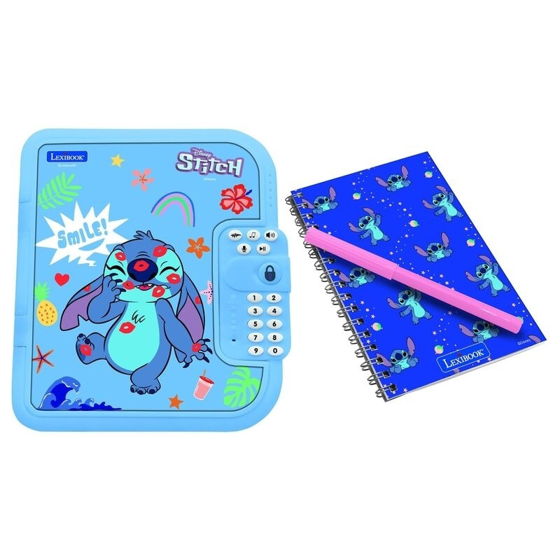 Stitch Electronic Diary with Secret Lock and Interactive Features