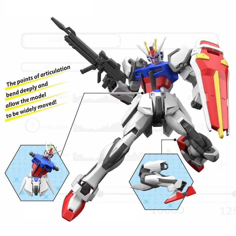 Figura Gundam Strike, modelo colecionável de 15 cm (6 polegadas)