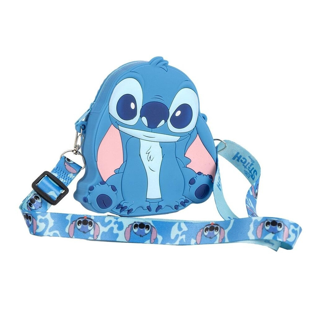 Stitch Backpack with Adjustable Straps and Zipper Closure