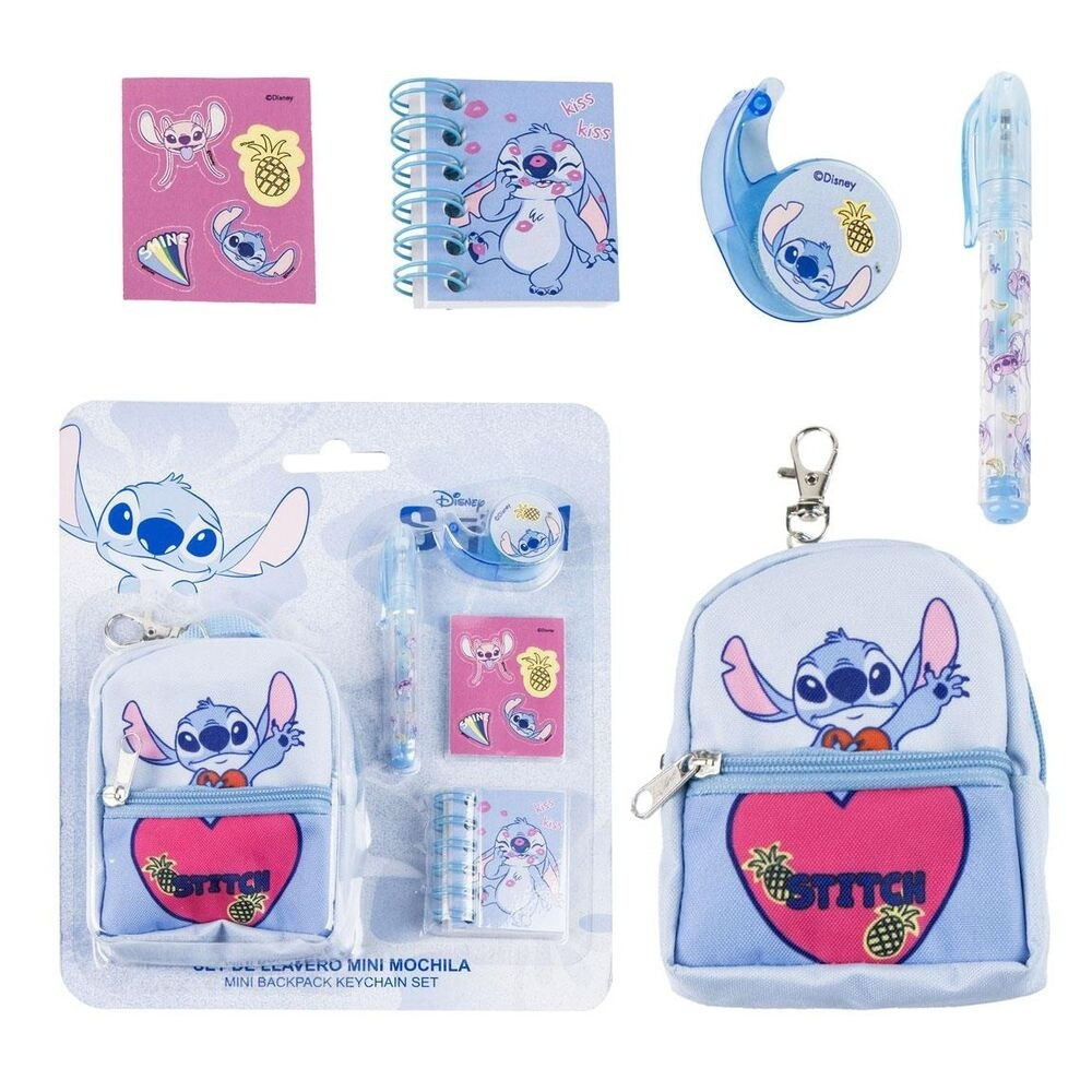 Stitch Mini-Rucksack-Set mit Schreibwaren
