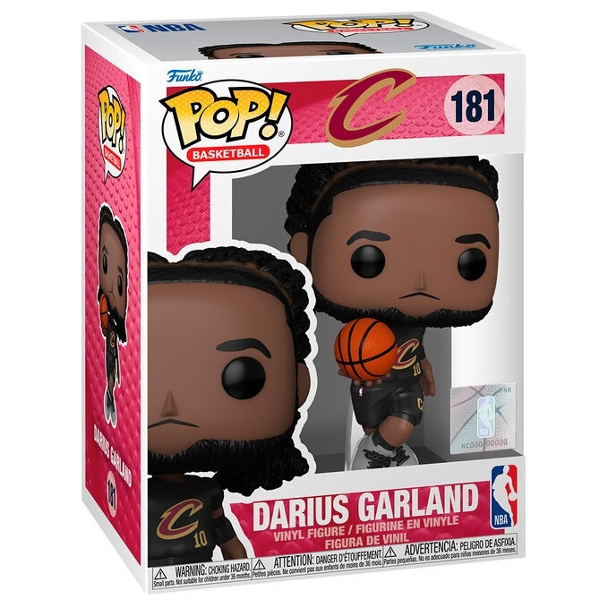 Boneco Pop! do Darius Garland da NBA - Brinquedo Colecionável, 10 c...