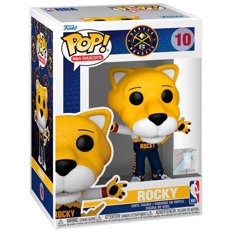 Pelúcia do Rocky, do Denver Nuggets da NBA, 30 cm (12 polegadas) - ...