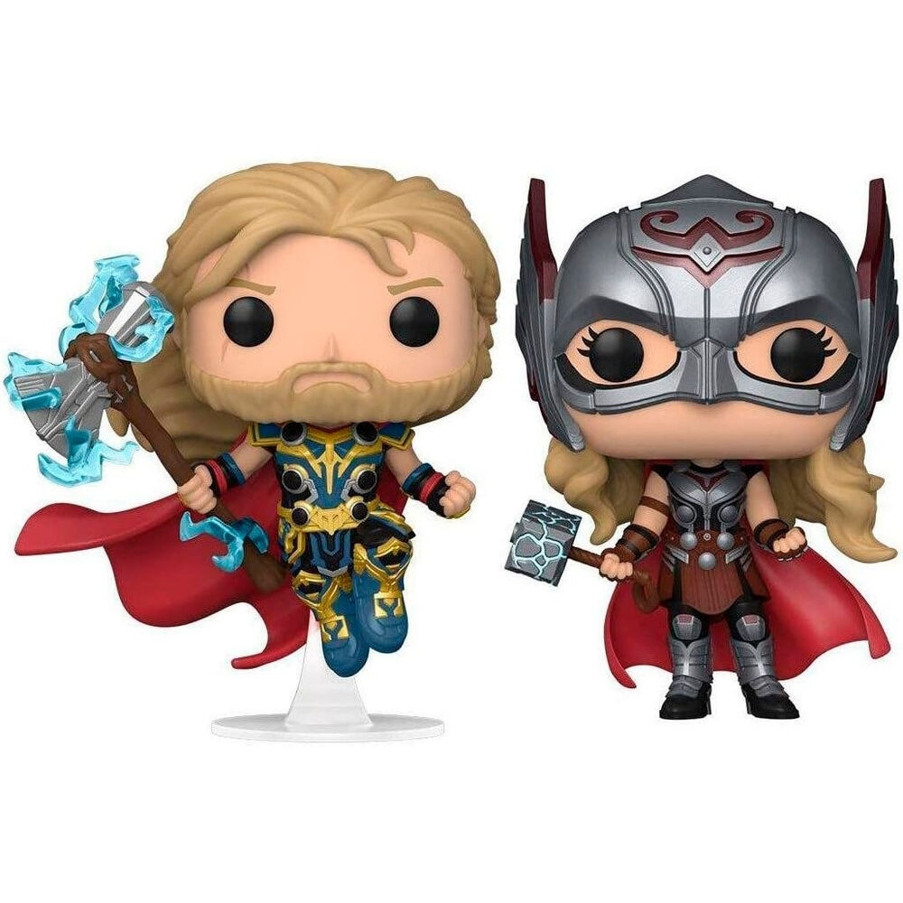 Marvel Thor Amor e Trovão POP Pack: Figuras do Thor e do Poderoso Thor