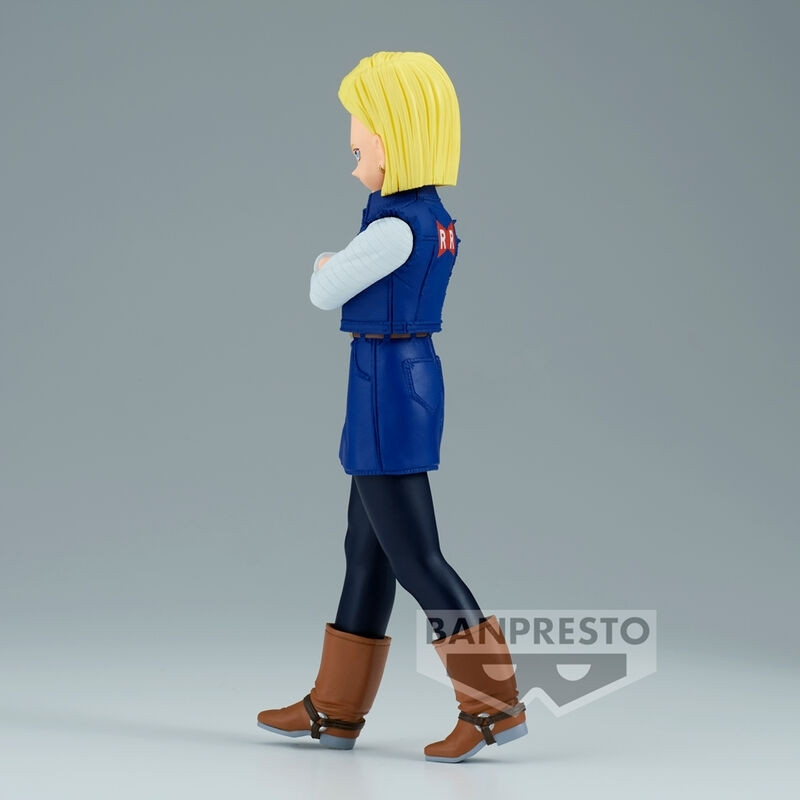 Dragon Ball Z Android 18 Solid Edge Figure, 17cm Height