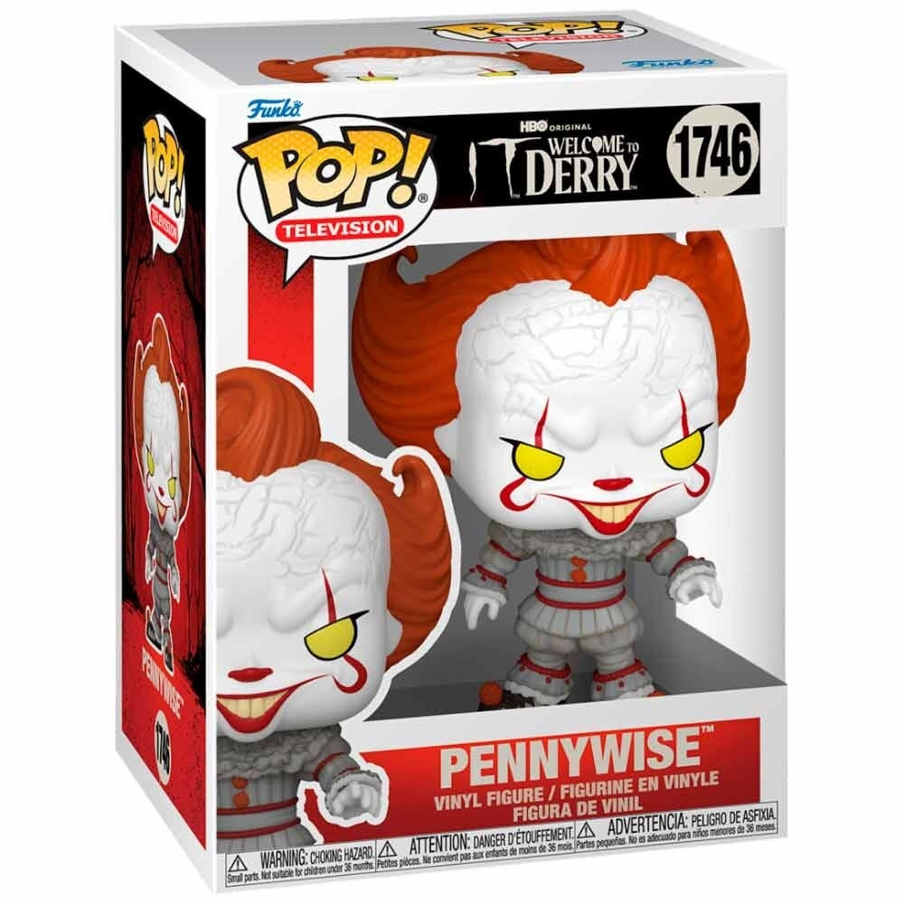 Figura colecionável do Pennywise do filme IT, 18 cm (7 polegadas)