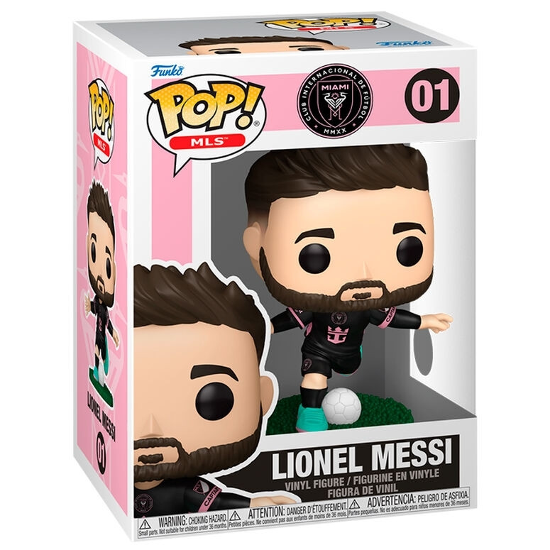 Boneco colecionável POP do Lionel Messi do Inter Miami, 12,7 cm (5 ...