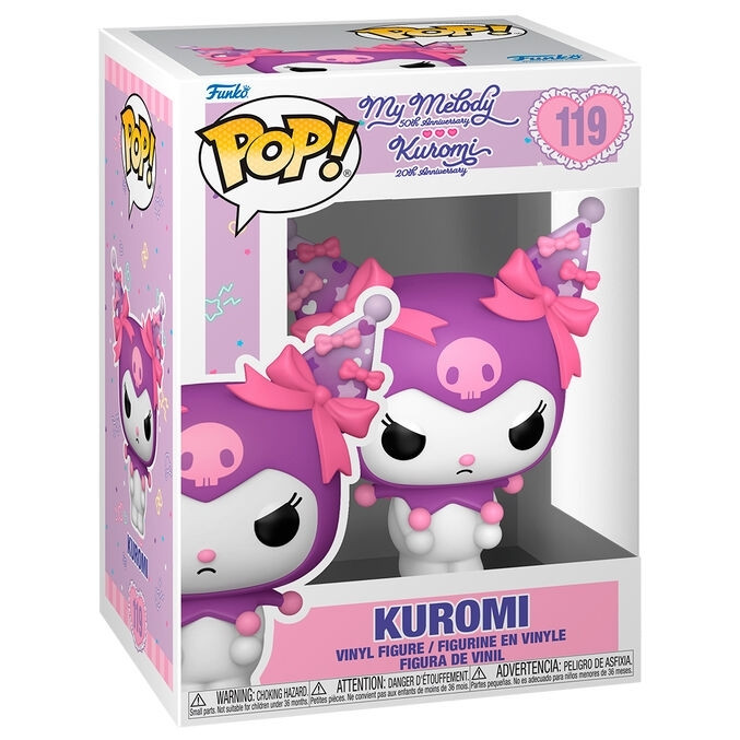 Pelúcia Kuromi da Hello Kitty, edição de 20º aniversário, 30 cm (12...