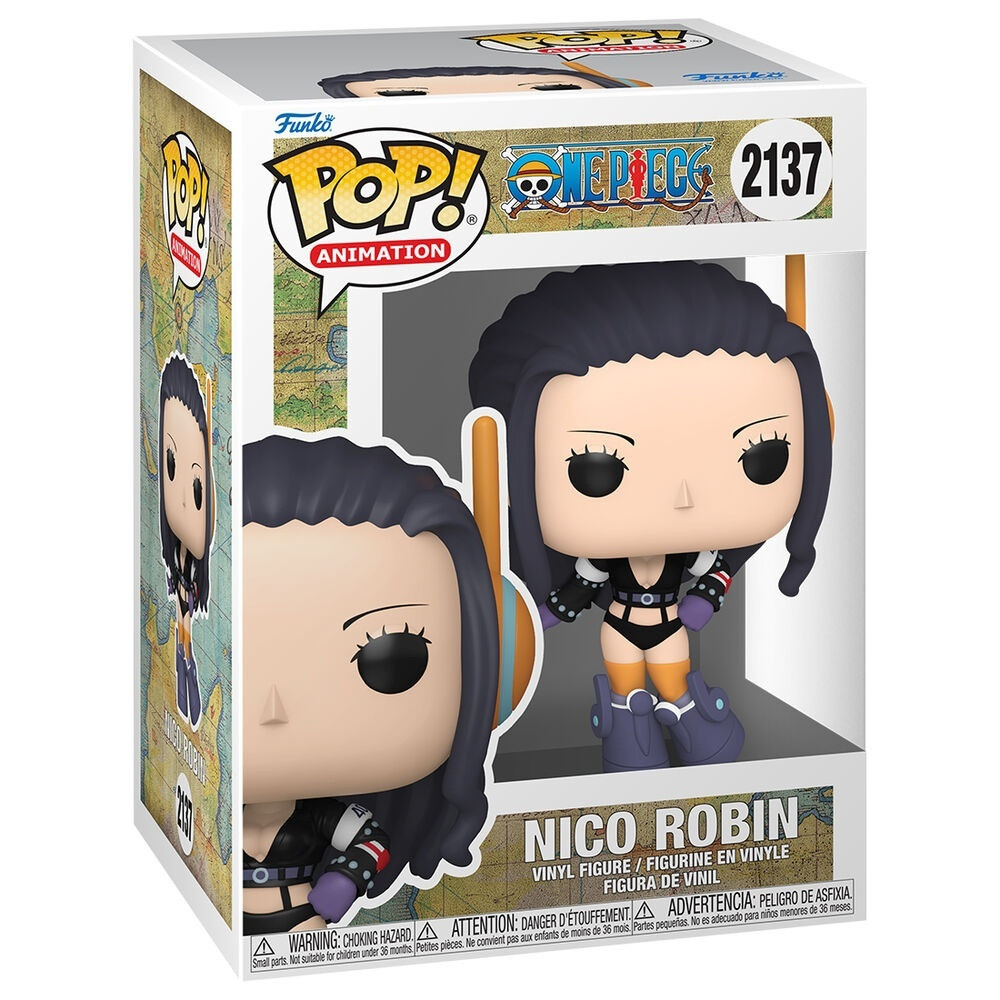 Figura colecionável POP! da Nico Robin de One Piece, 10 cm (4 poleg...