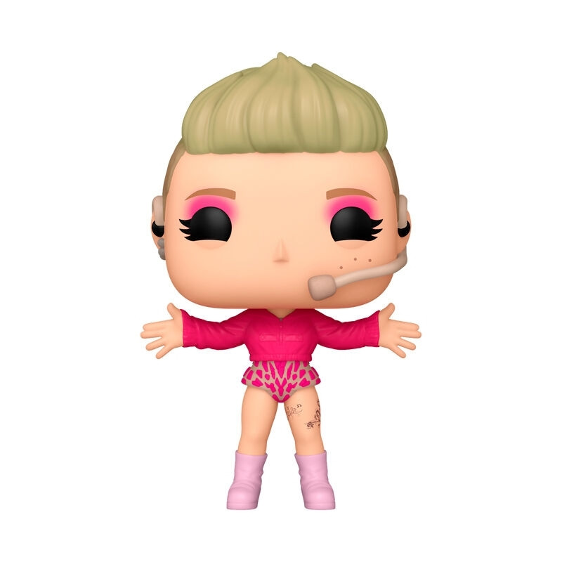 Boneco colecionável POP! Rocks rosa, 10 cm (4 polegadas)