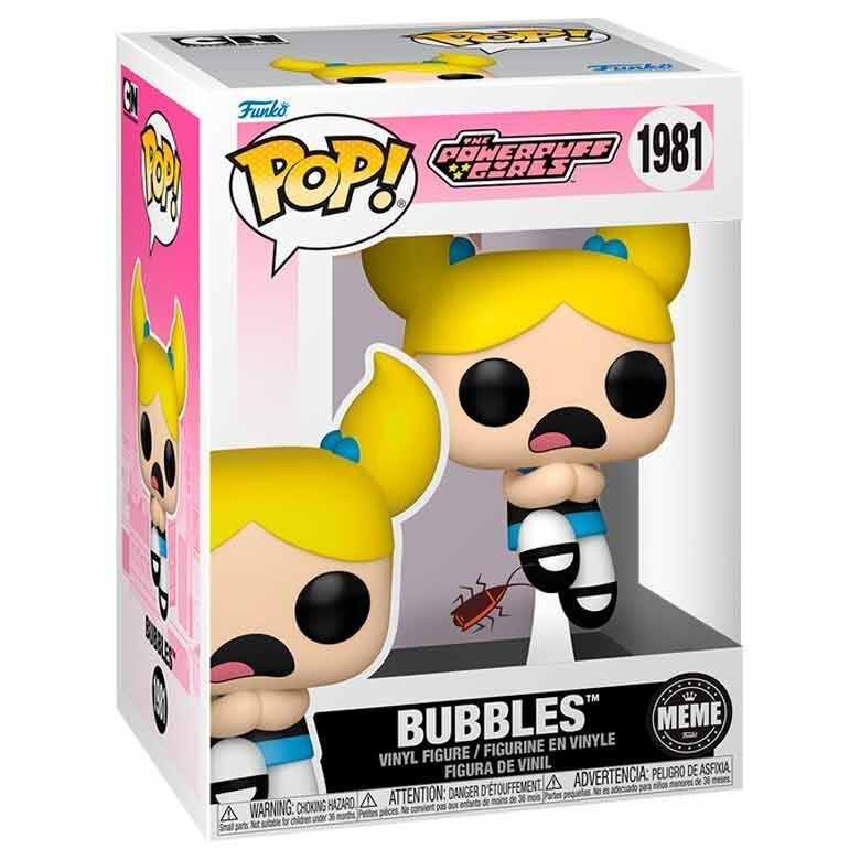 Pelúcia da Bubbles das Meninas Superpoderosas, boneca macia de 30 cm
